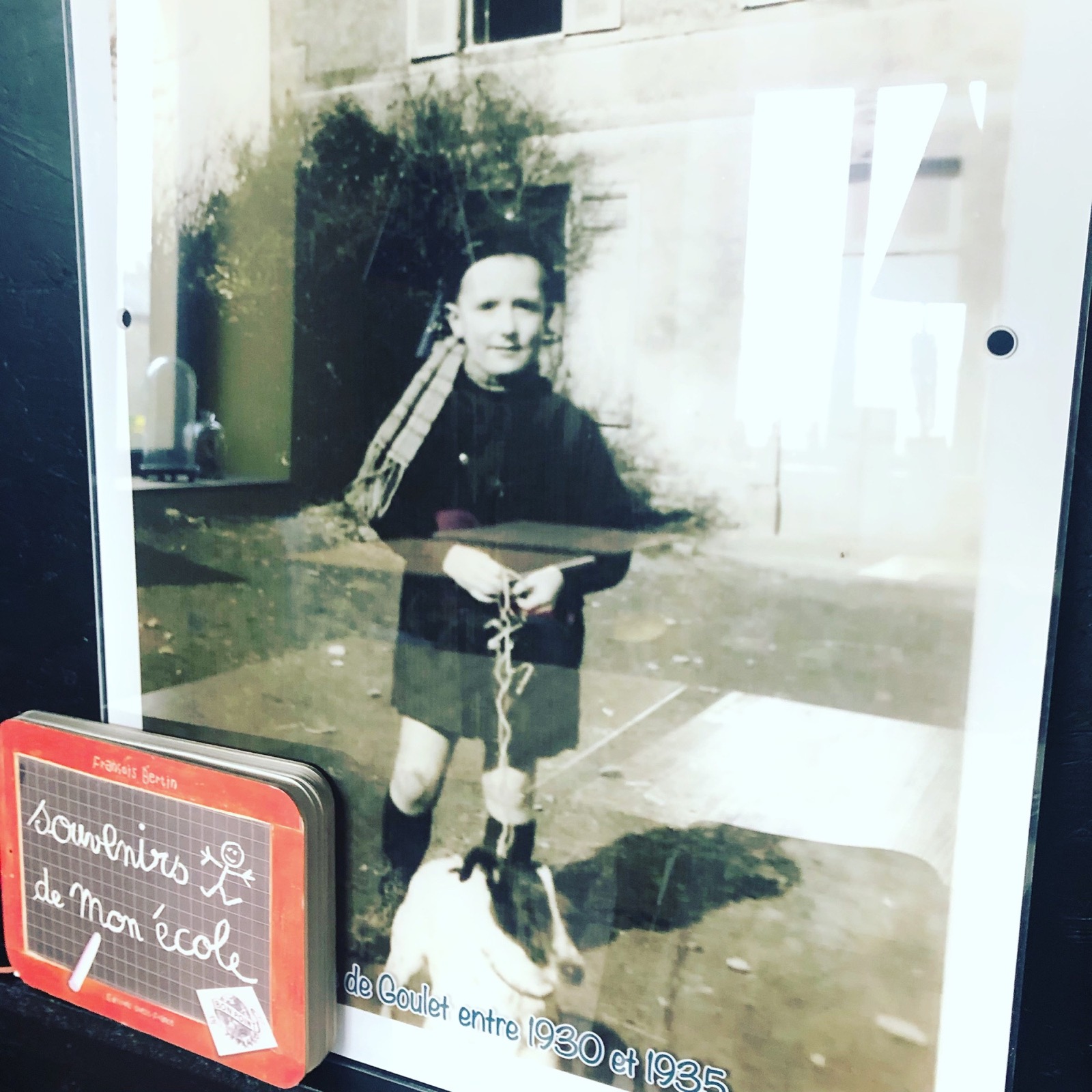 Photographie souvenir de l’ancienne école de Goulet